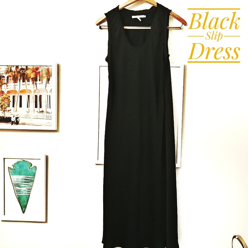 J O Y C E  A Z R I A  Black Slip Dress - Picture 3 of 6